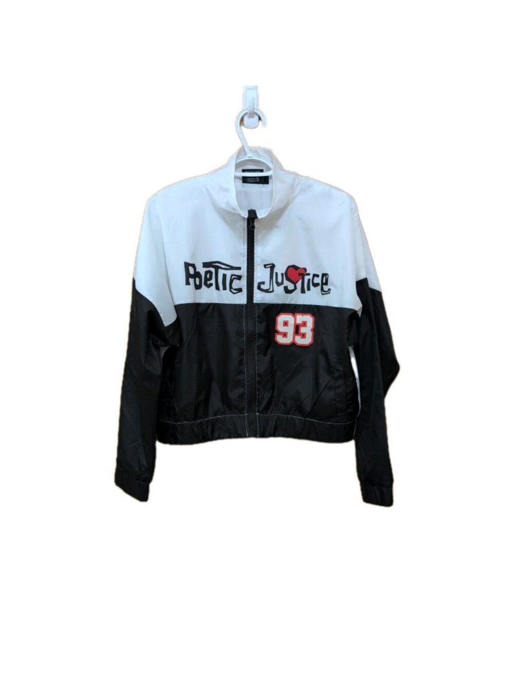 Chemistry Jacket Women's M Tupac Poetic Justice 93 Black White Windbreaker